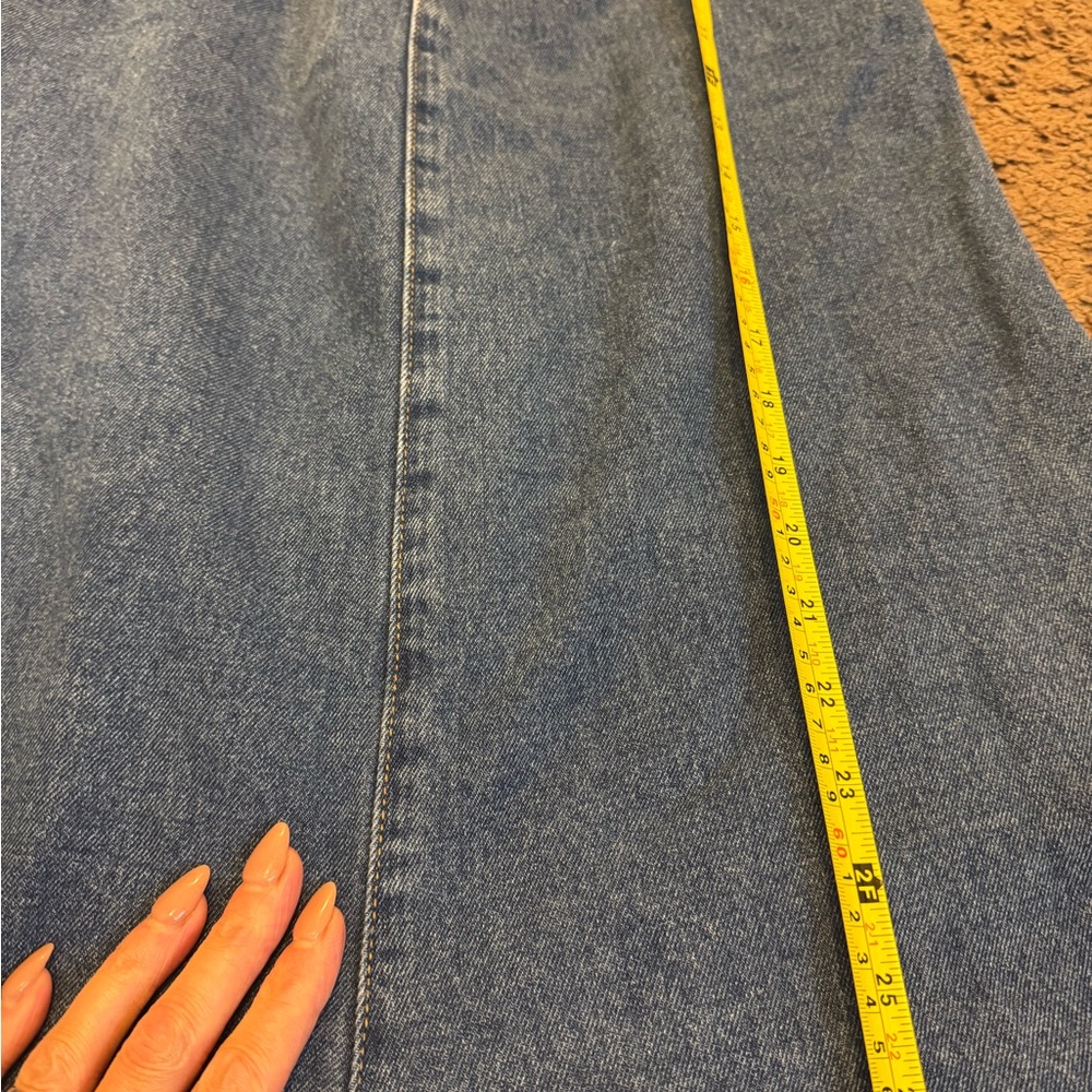 SHEIN Denim Romper Sleeveless Size L 8 10 - Picture 4 of 11
